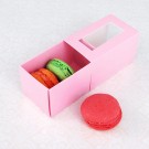 3 Pink Macaron Window Boxes($1.25/pc x 25 units)