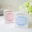 24 units of Personalised Blue Baby Shower Boxes ($1.50 each)
